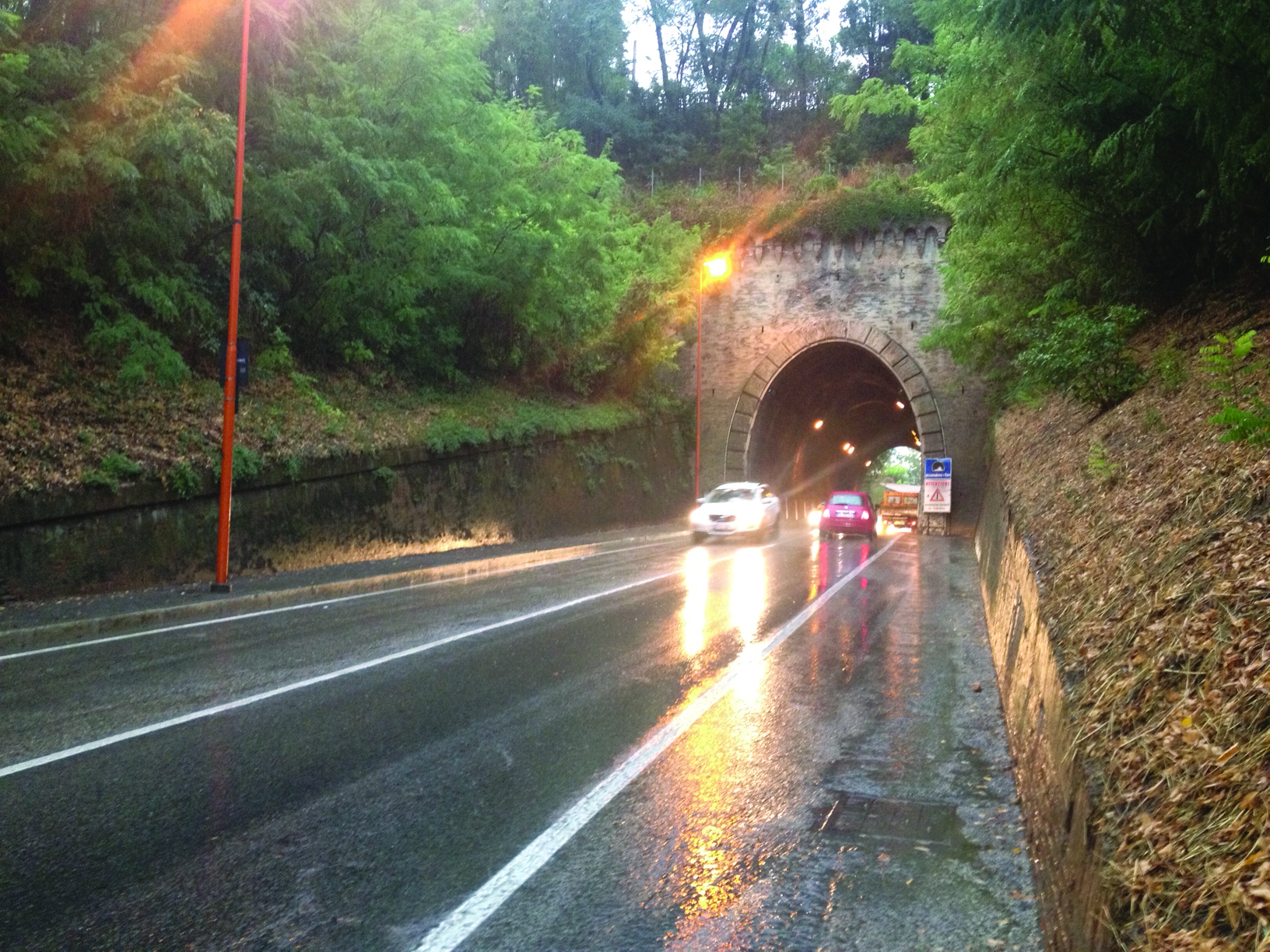 Cesena, al via lunedì i lavori di notte nel tunnel sotto il Garampo