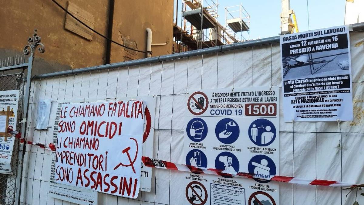 Morti sul lavoro, Ravenna in Comune si unisce alla protesta: Gli incontri non portano a niente