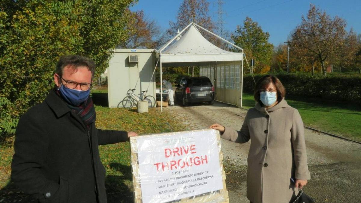 Faenza, nuova postazione di drive through