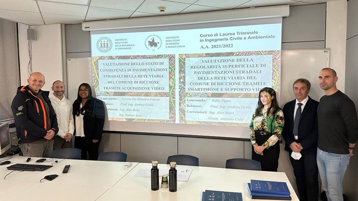 Due innovative tesi sulla pavimentazione di Riccione in sinergia col Geat