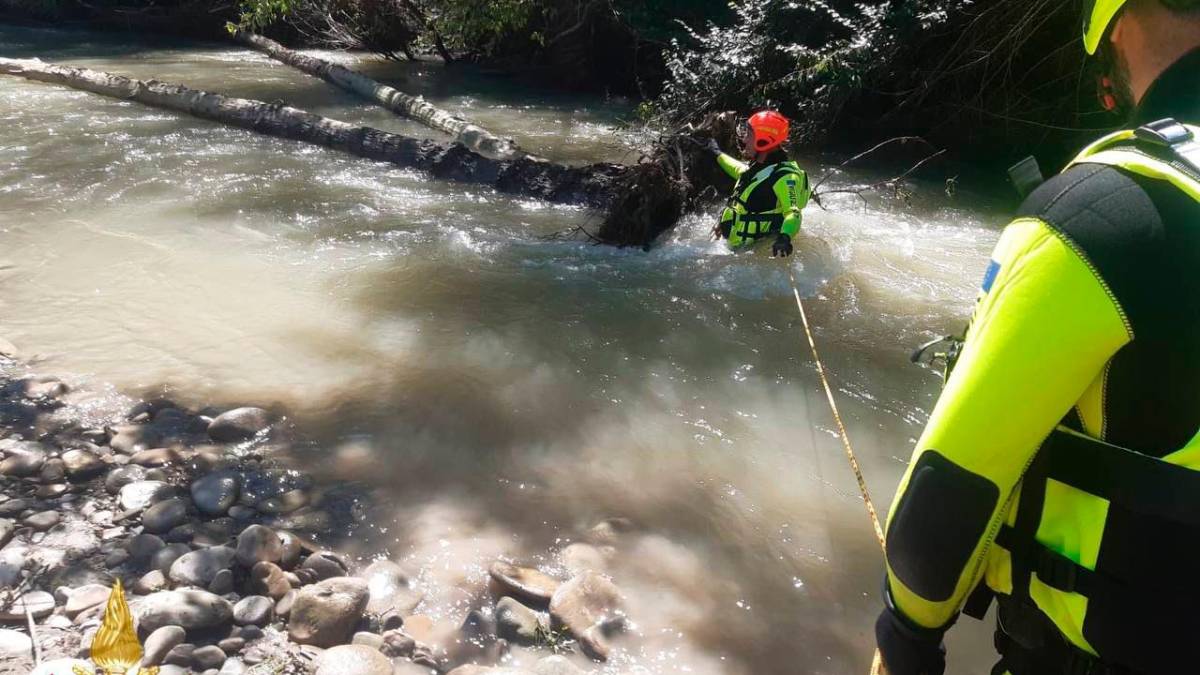 L’operazione dei Vigili del Fuoco
