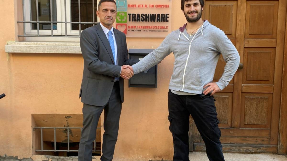 Cesena, il progetto 'Trashware' sostenuto dalla Bcc