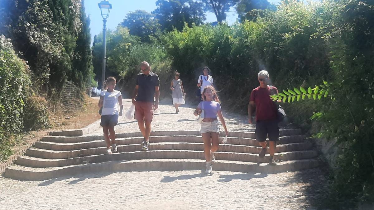 Santa Maria del Monte: tanti Pellegrini a Cesena hanno raggiunto l'abbazia benedettina per l'Assunzione - Gallery