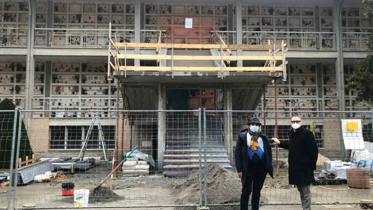 Forlì, lavori al cimitero Monumentale