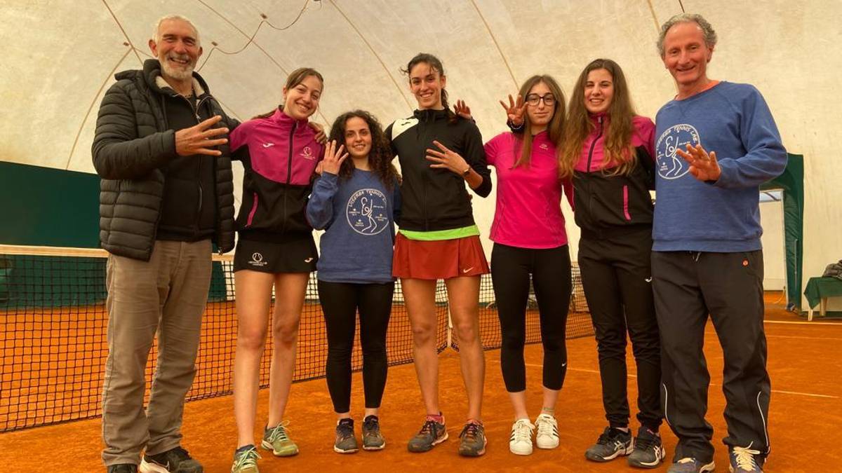 Tennis, gran doppietta del Tc Viserba in C femminile