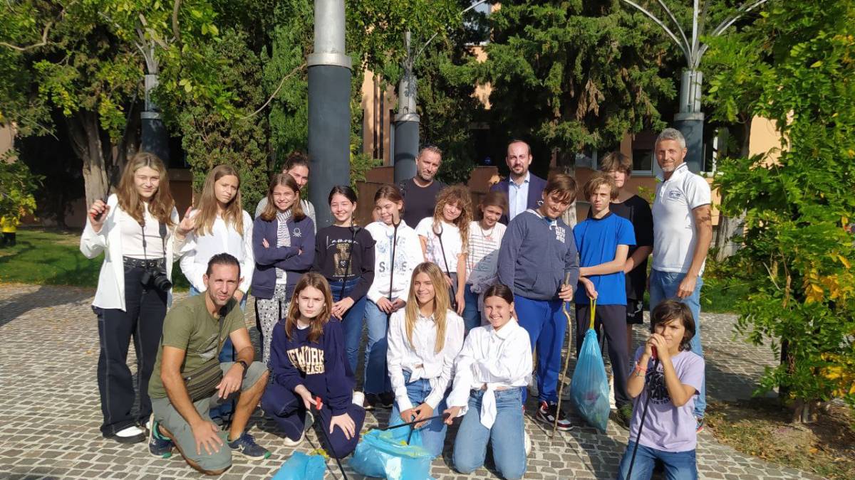 Savignano sul Rubicone, giovani e la cura per l'ambiente al Giardino dei Tigli