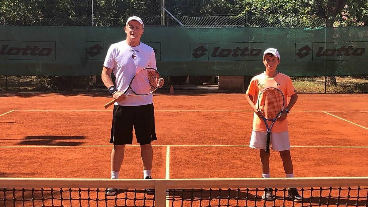 Tennis, anche Gianluca Pagliuca in campo al Ct Cerri
