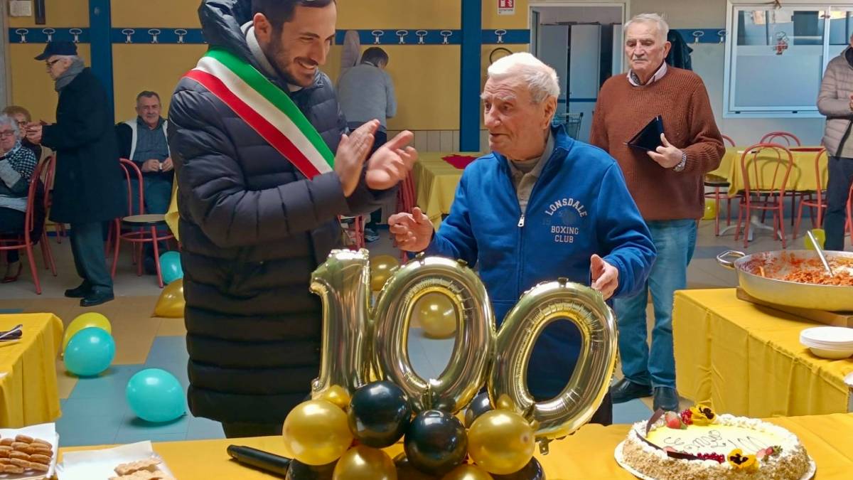Cesena, festa a sorpresa per il centenario