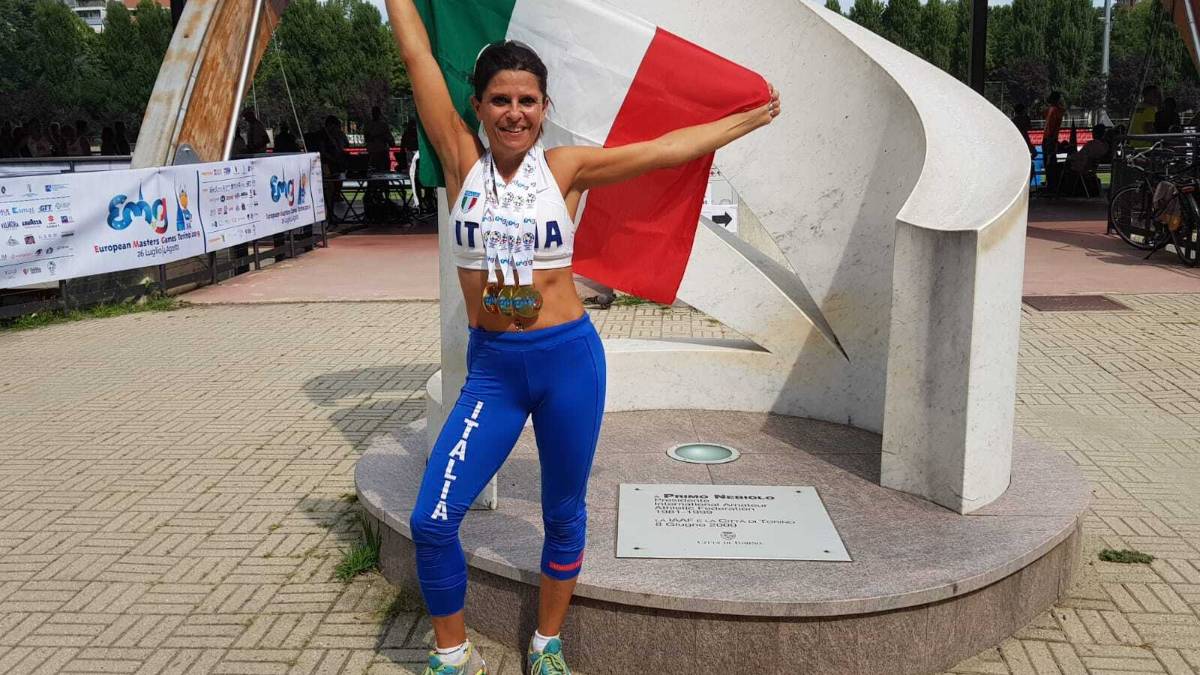 Atletica Master, triplo oro europeo per Cristina Sanulli