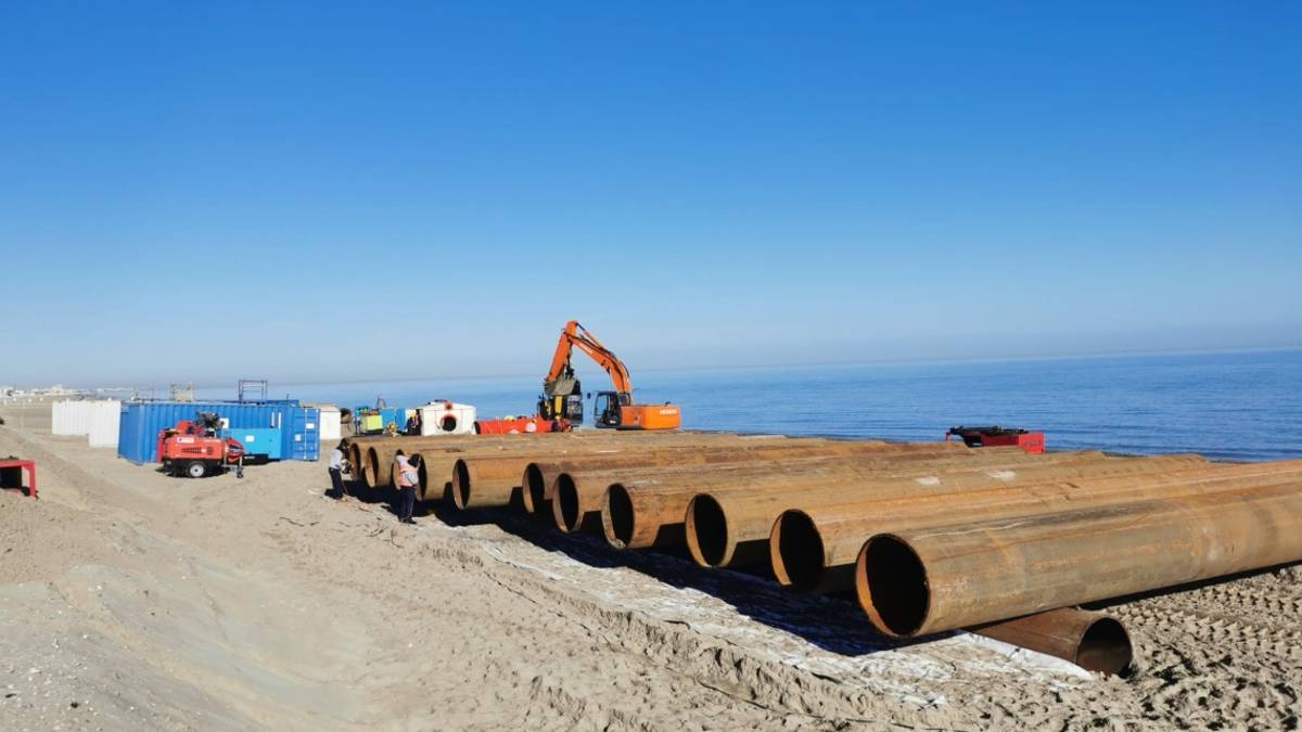 Riccione, 175mila metri cubi di nuova sabbia in spiaggia