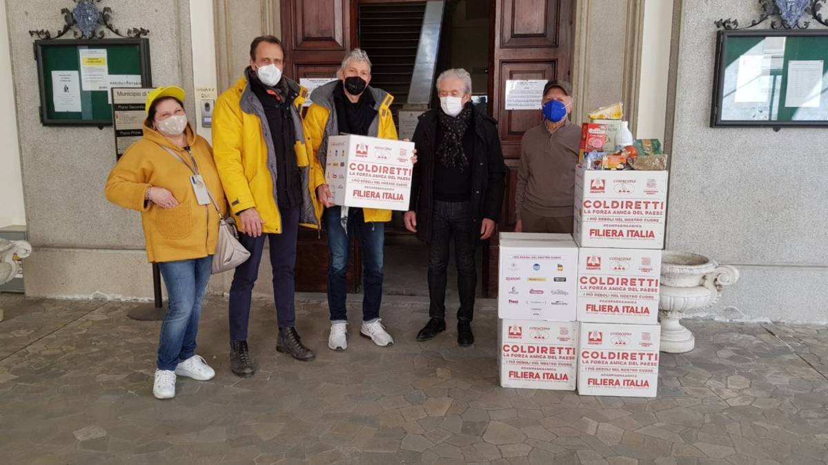 Modigliana, da Coldiretti 200 kg di alimenti per le famiglie bisognose