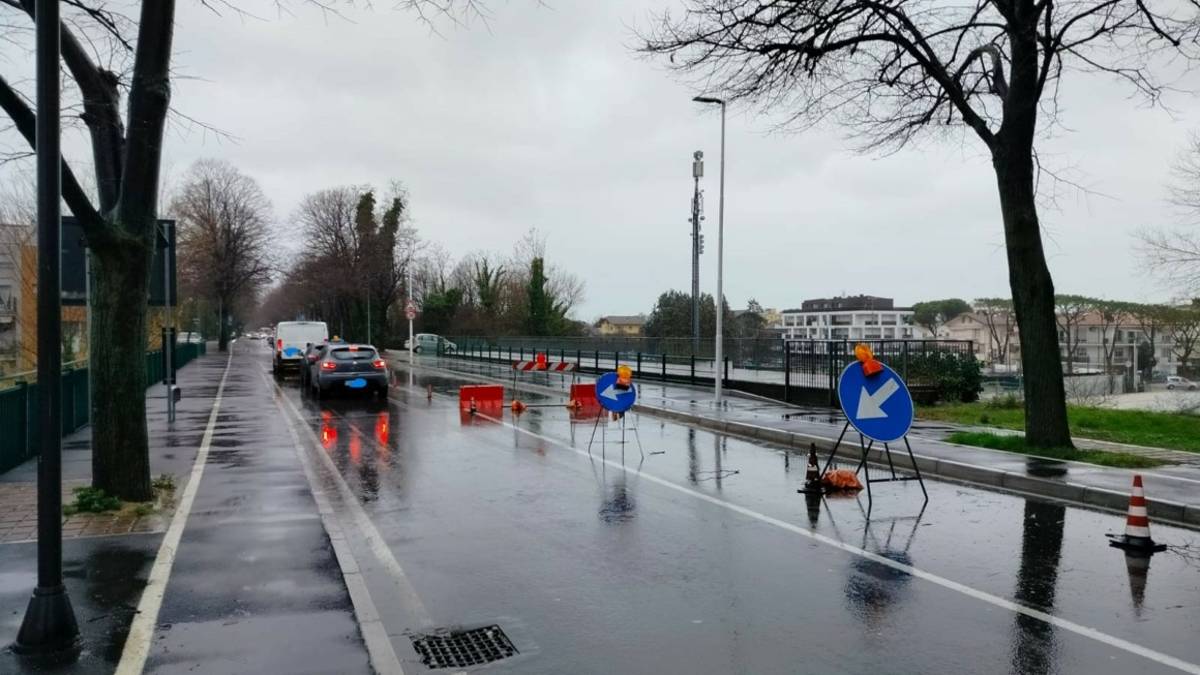 Riccione, ponte sul Rio Melo: lavori rinviati per maltempo