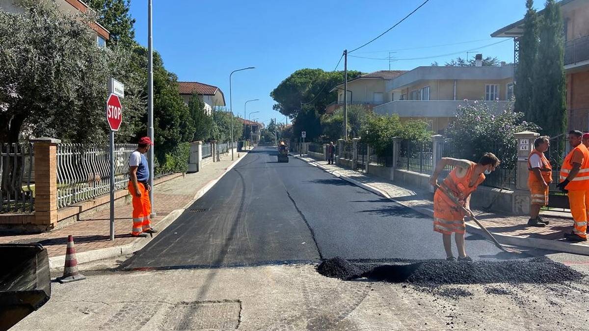Misano, terminati i lavori di ammodernamento in Via Michelangelo