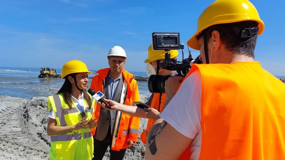 Chiude a Igea Marina il maxi-cantiere per il ripascimento del litorale