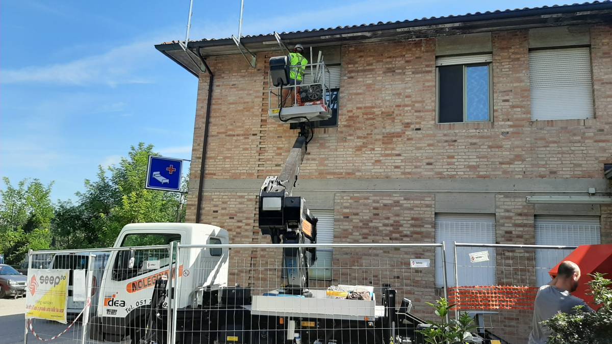 Mercato Saraceno, i lavori al Cappelli: ora tocca al tetto