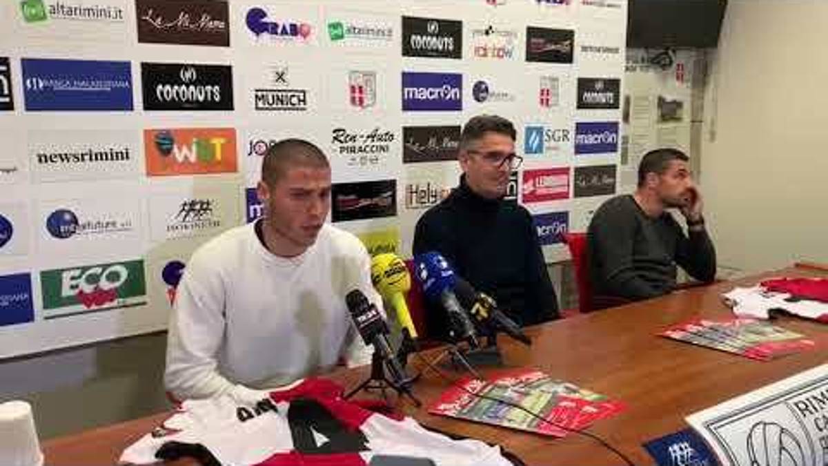 Calcio, il Rimini accoglie Agnello e Letizia - VIDEO