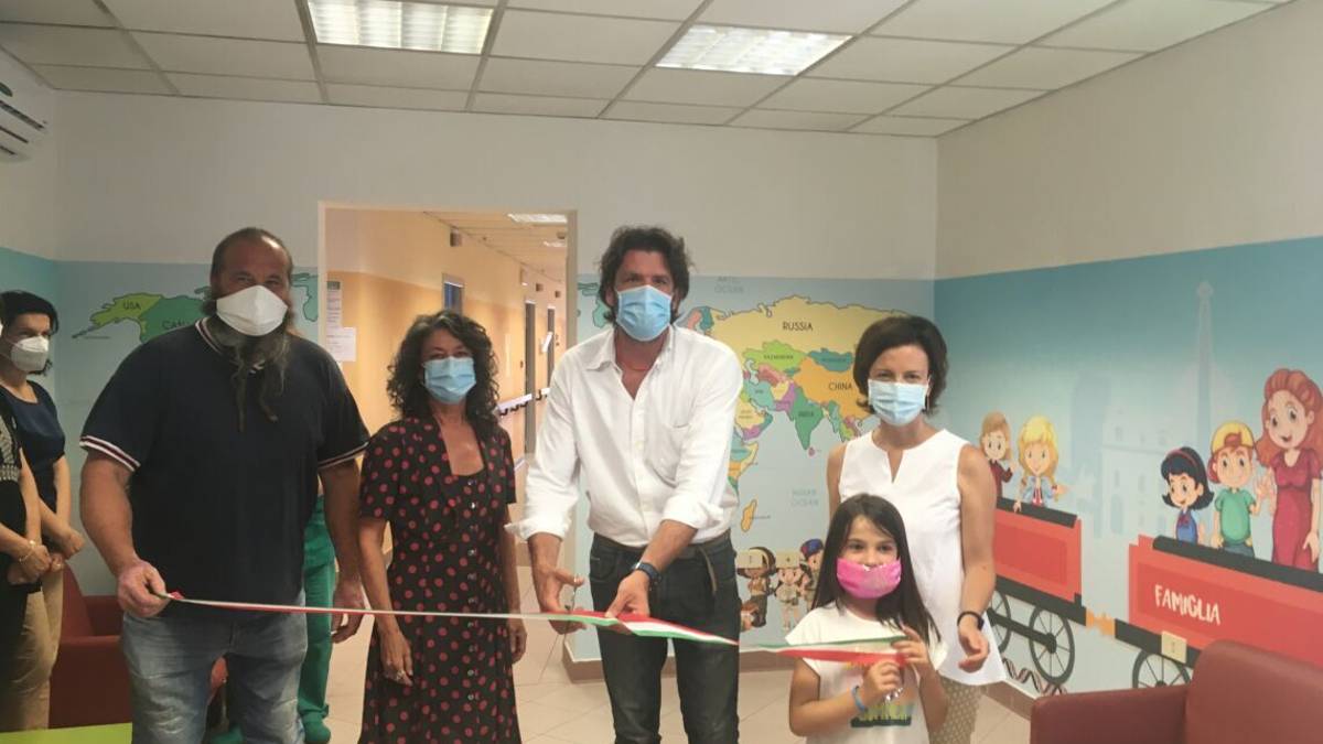 Casa della Salute di Savignano, pareti colorate per pediatria