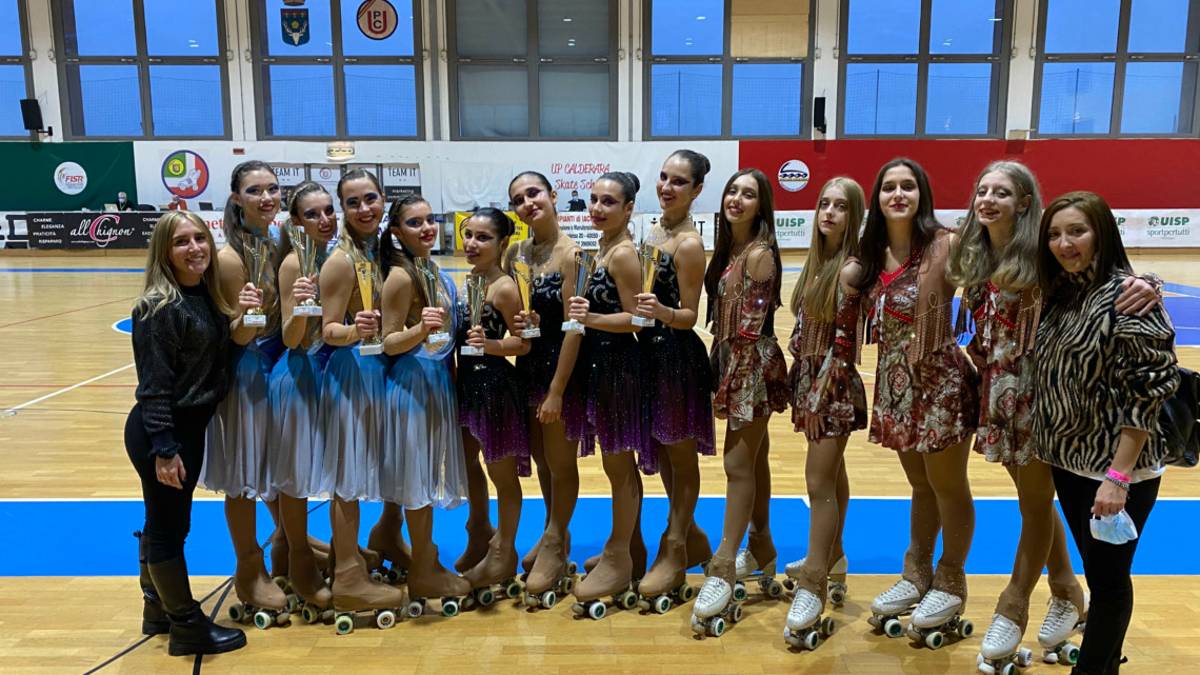 Pattinaggio, Riccione protagonista a Calderara di Reno