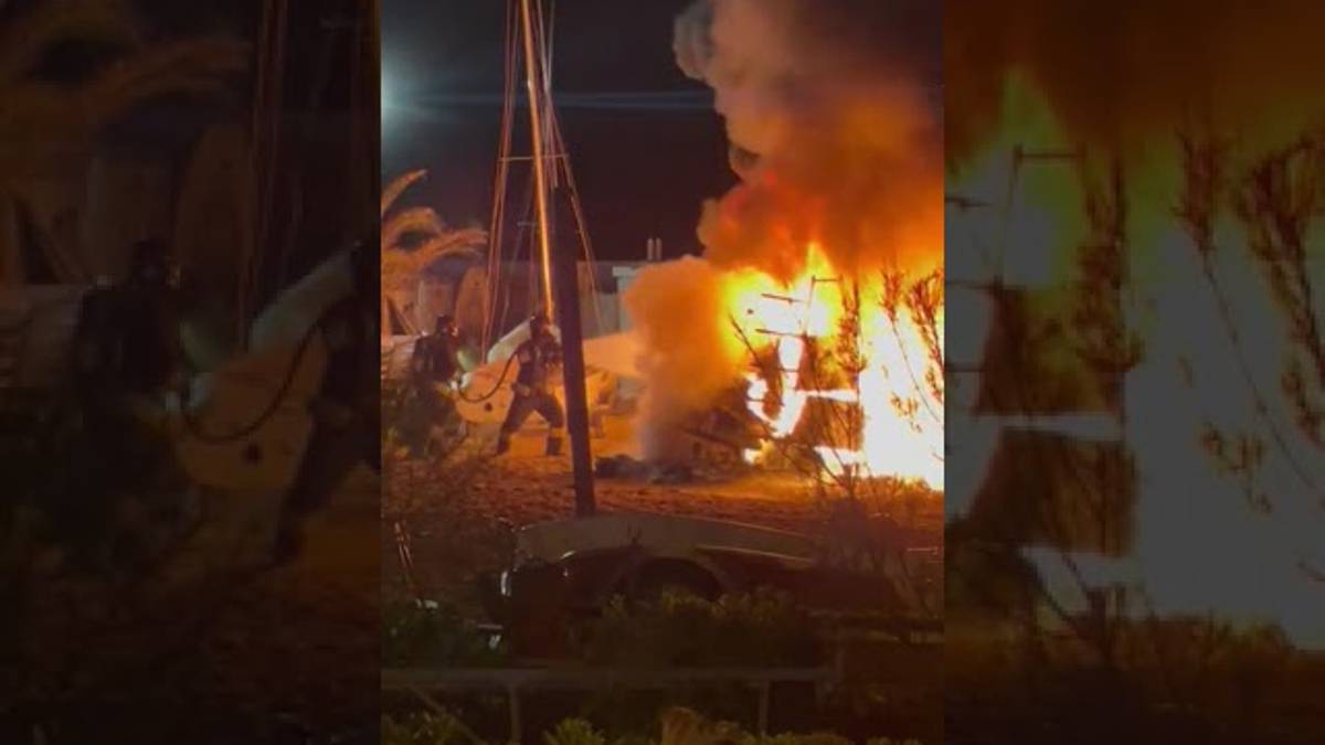 Rimini, incendio al Bagno 8: indagano i carabinieri VIDEO