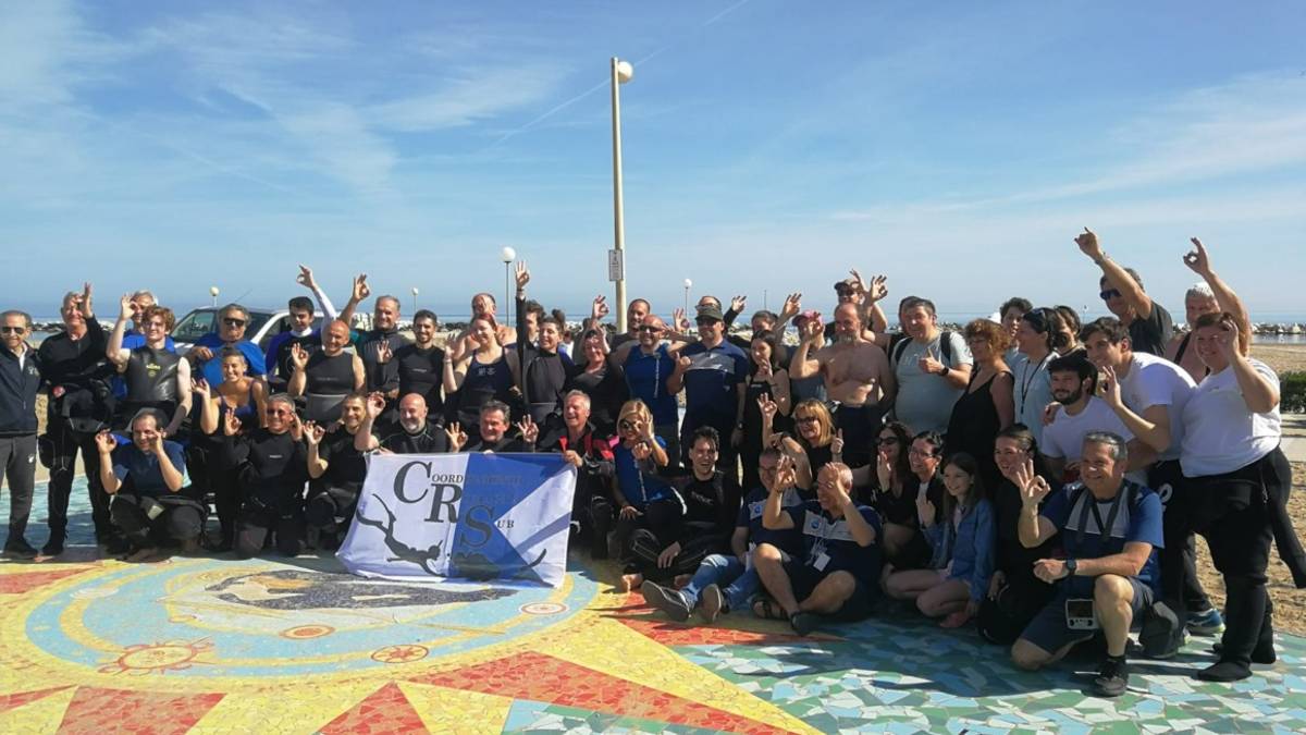 I sub di Cattolica e Cesena recuperano 1500 chili di rifiuti in mare