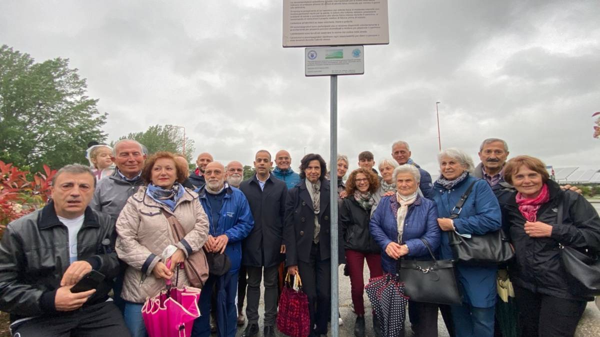 Cesena cammina: targa in ricordo dei volontari del progetto Brighi e Milandri
