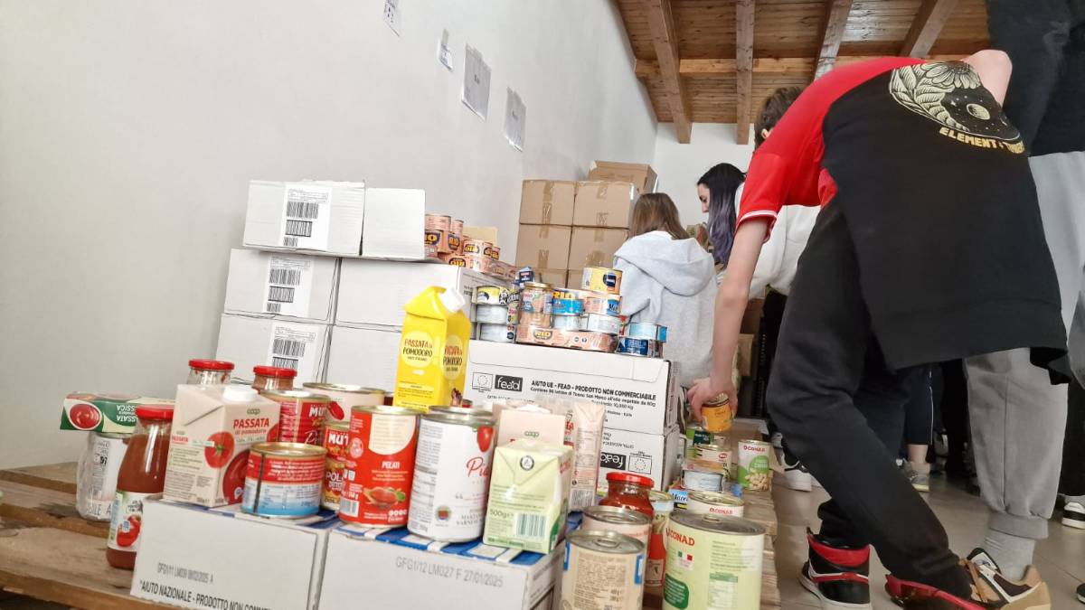 Faenza, Donacibo gli studenti raccolgono 15 quintali per il Banco di Solidarietà - Gallery