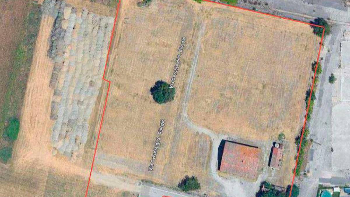 Il podere Sant’Anna 3, il più costoso tra i sei lotti in vendita