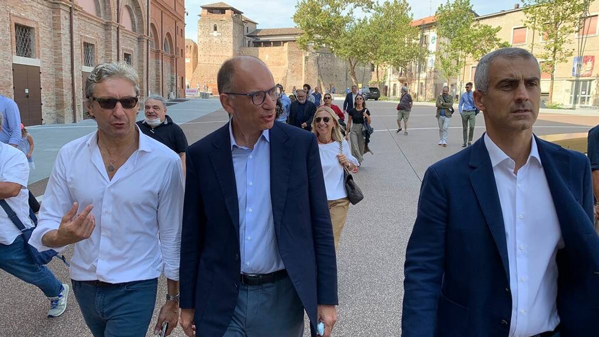 Enrico Letta a Rimini: spot per Jamil Sadegholvaad sindaco