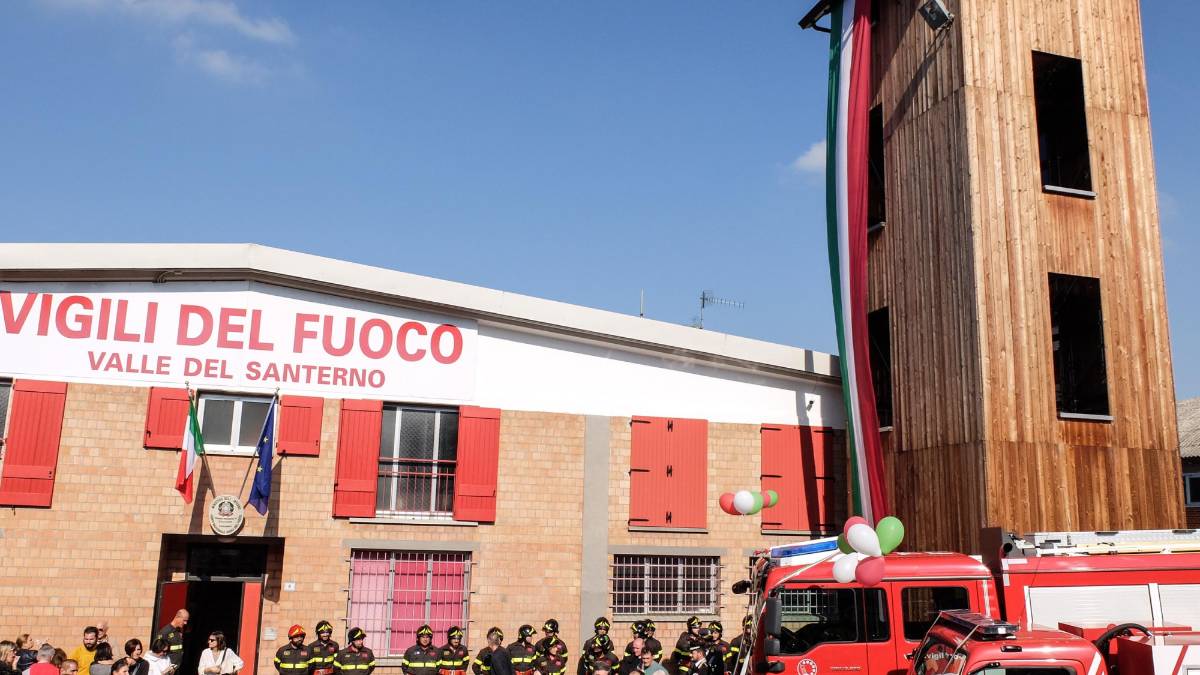 Inaugurati automezzi e castello di manovra dei pompieri a Fontanelice