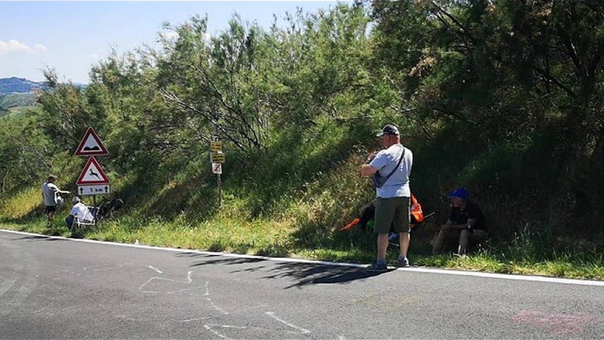 Ciclismo, l'attesa del Giro 'Italia under 23 degli appassionati sulla Gallisterna
