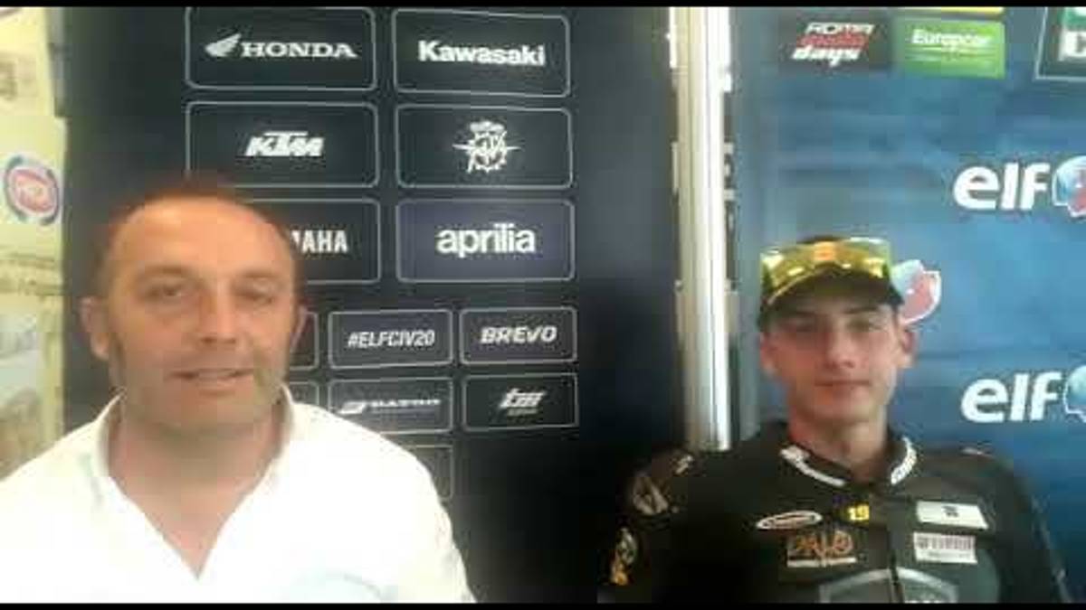 Supersport, Bernardi terzo al Civ
