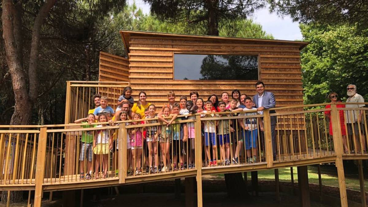 Riccione, la nuova casina al Parco della Resistenza