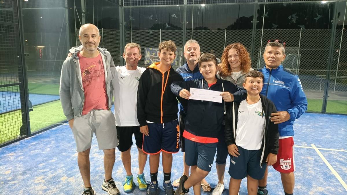 I vincitori del torneo Padel sotto le stelle di Casalborsetti
