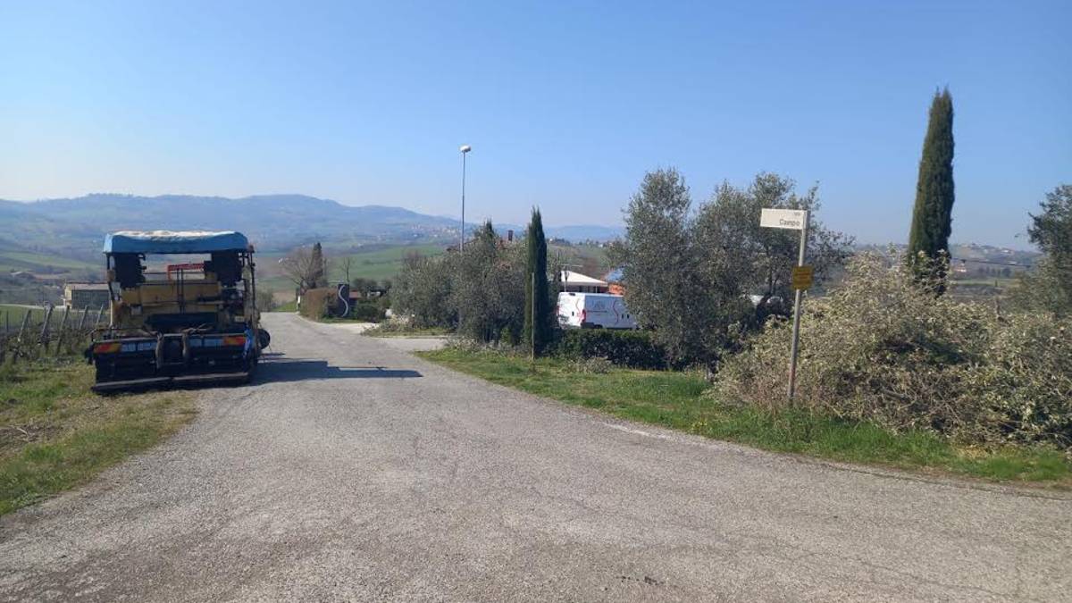 Coriano, i lavori nelle frazioni