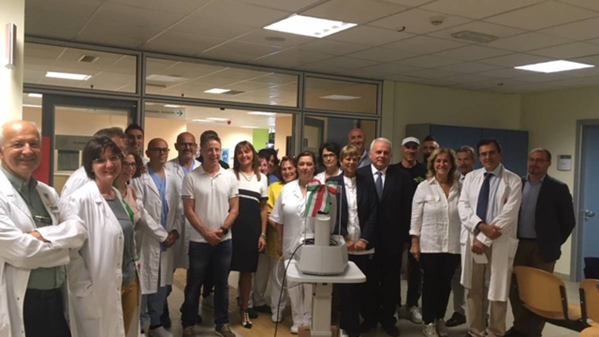 Cesena, retinografo donato al reparto di diabetologia