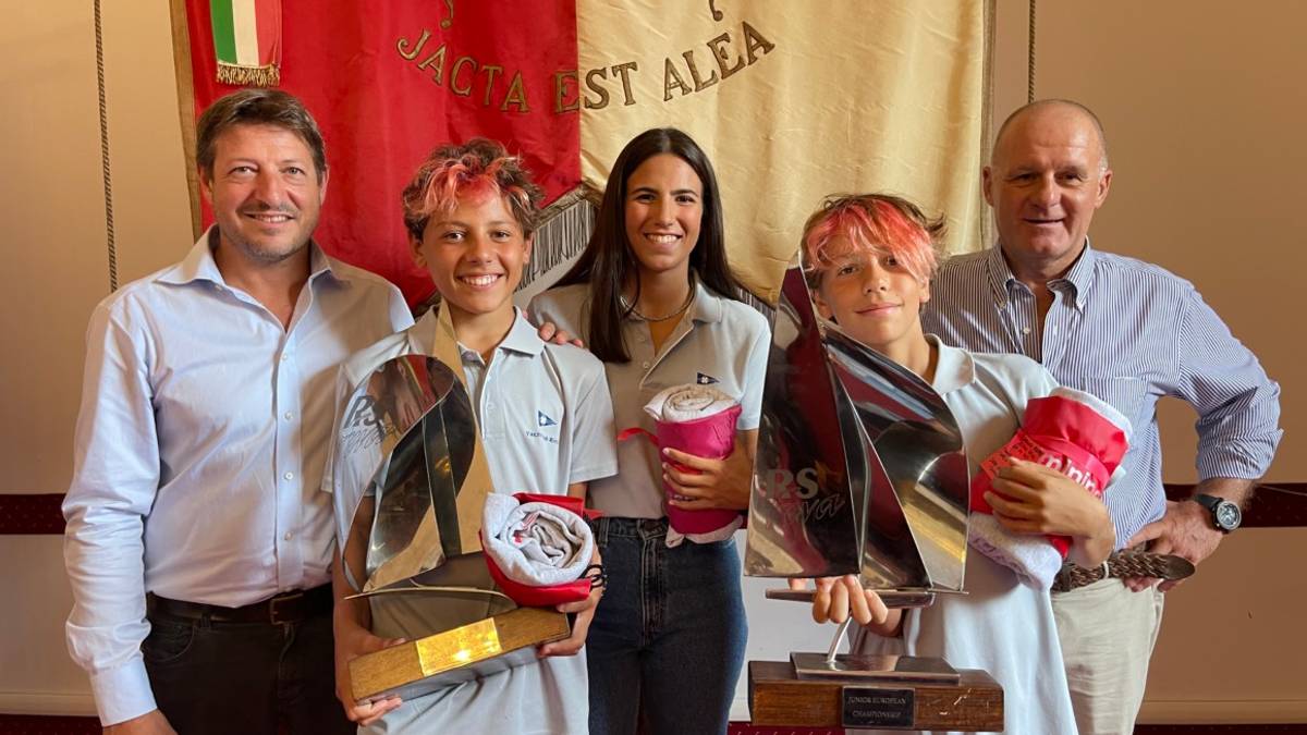 Vela, premiati i giovani campioni riminesi Severi e Collini