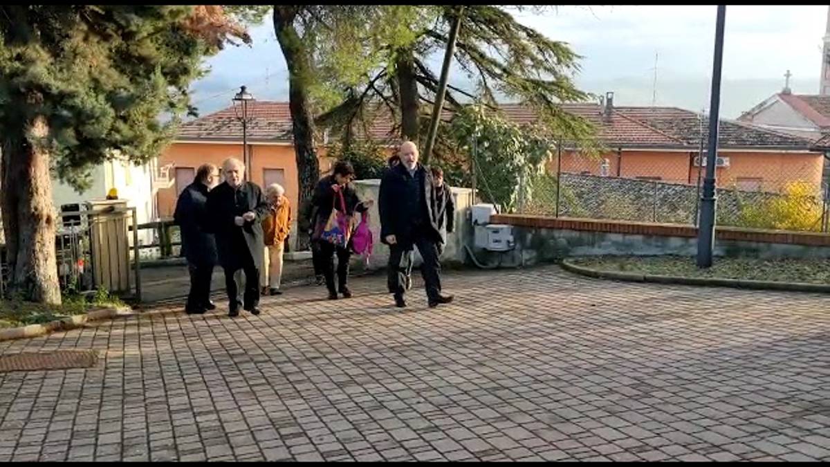 Stefano Bonaccini ha inaugurato la piccola fiera d'autunno a Roncofreddo