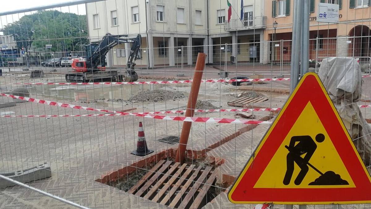 Gatteo, iniziati i lavori di restyling del centro