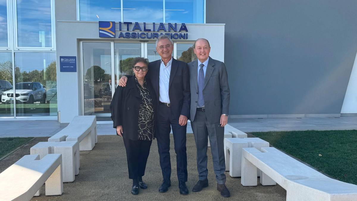 Da sinistra Cristina Guardigli, Giancarlo Nicosanti e Antonio Guardigli