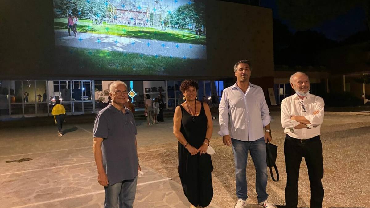 Milano Marittima, il videomapping del nuovo parco urbano a disposizione dei turisti