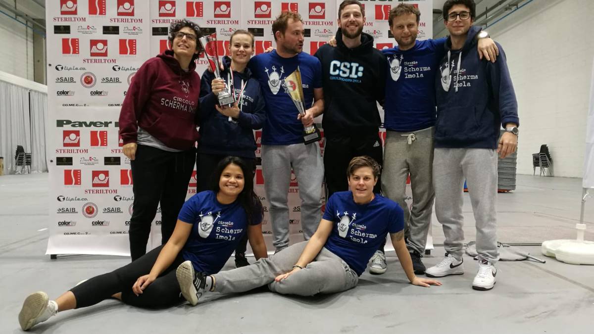 Scherma, regionali a squadre di spada: oro per Imola e Lugo