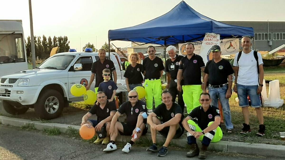 Massa Lombarda, l'impegno della Protezione Civile anche in tempo di Covid