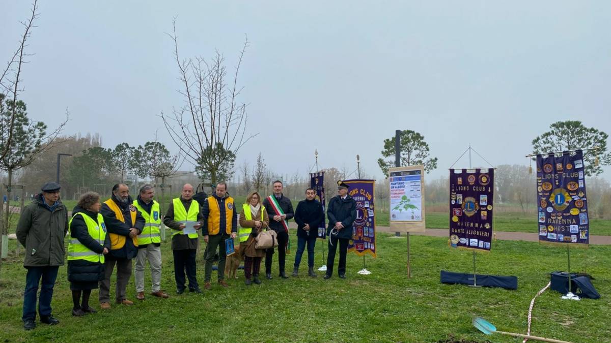 Ravenna, ecco 8 nuovi alberi grazie al Lions