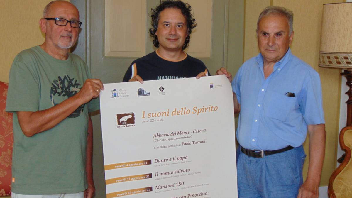 Cesena. All'Abbazia del Monte incontri e musica nel segno di Dante, Semprini, Manzoni e Collodi