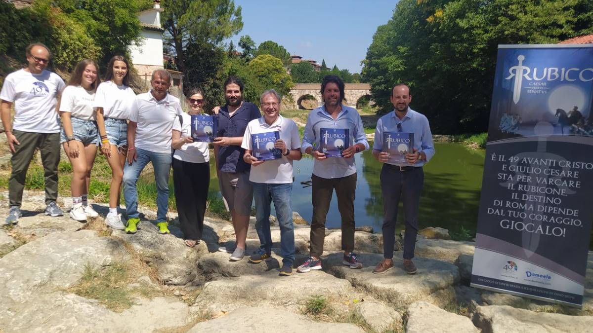 Savignano presenta Rubico, gioco da tavolo per rivivere la storia con Giulio Cesare
