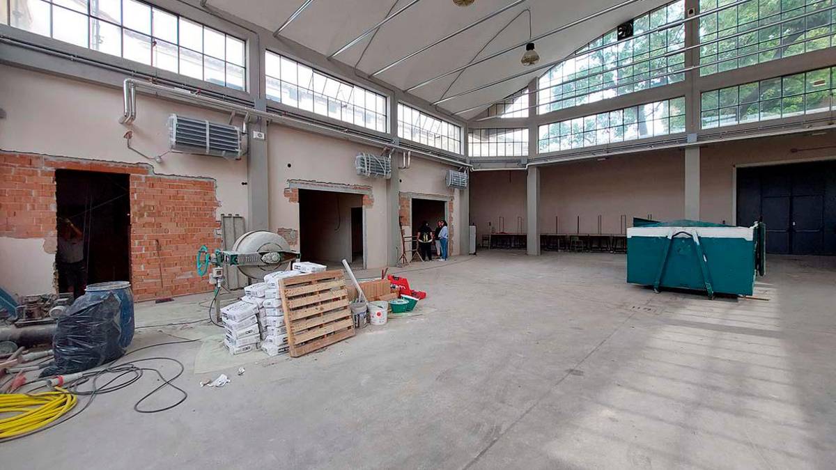 I lavori al Mercato coperto di Bagnacavallo