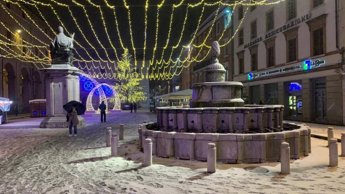 Rimini, prima neve anche a bassa quota