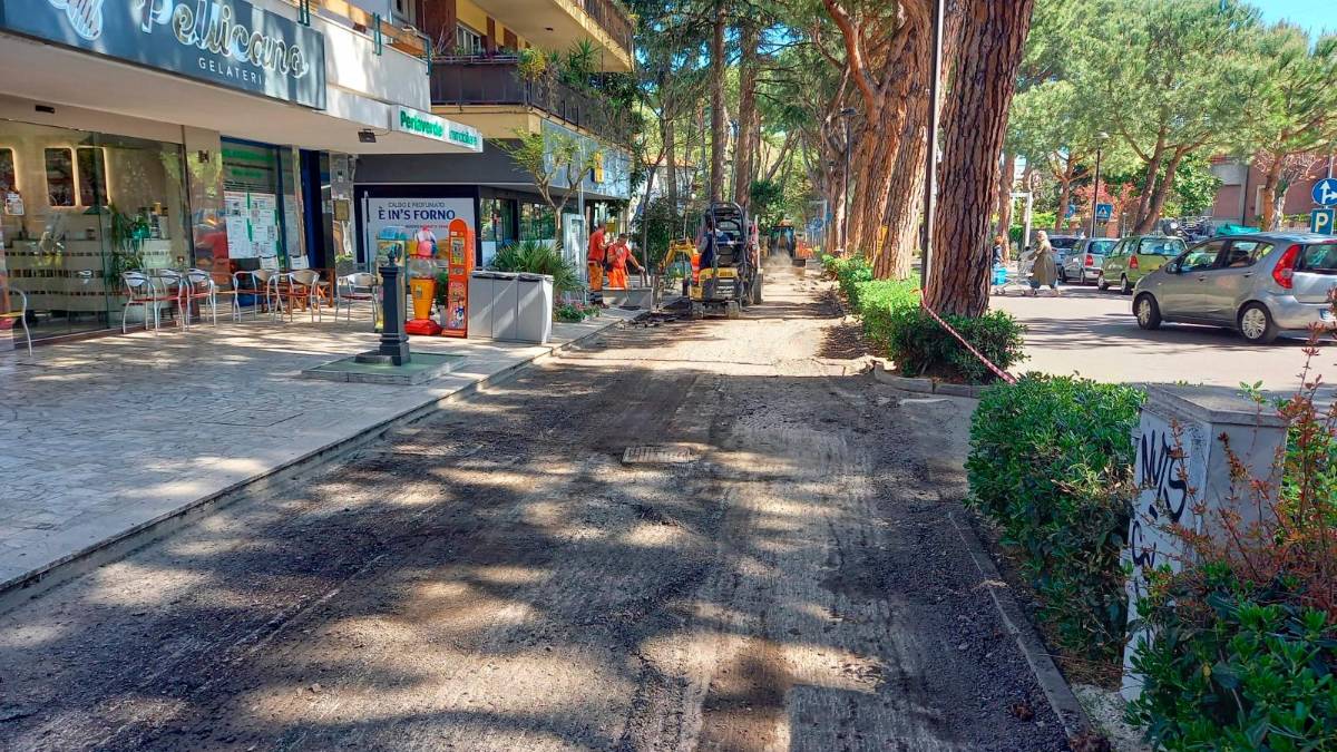 Riccione, viale Ceccarini: a gennaio 2025 via al primo stralcio di lavori
