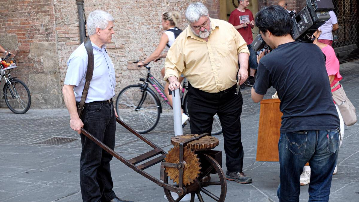 Imola, tv giapponese sulle tracce di Leonardo da Vinci