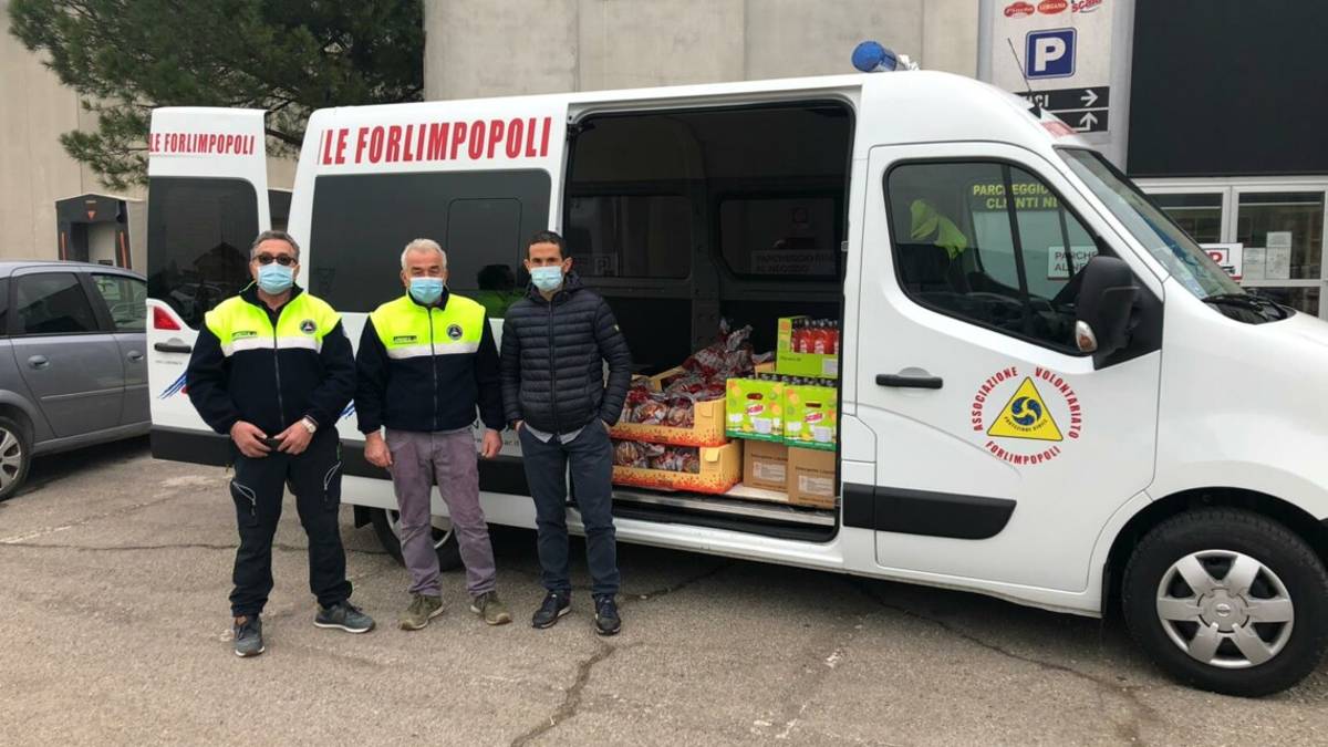 Forlimpopoli, raccolta fondi della protezione civile